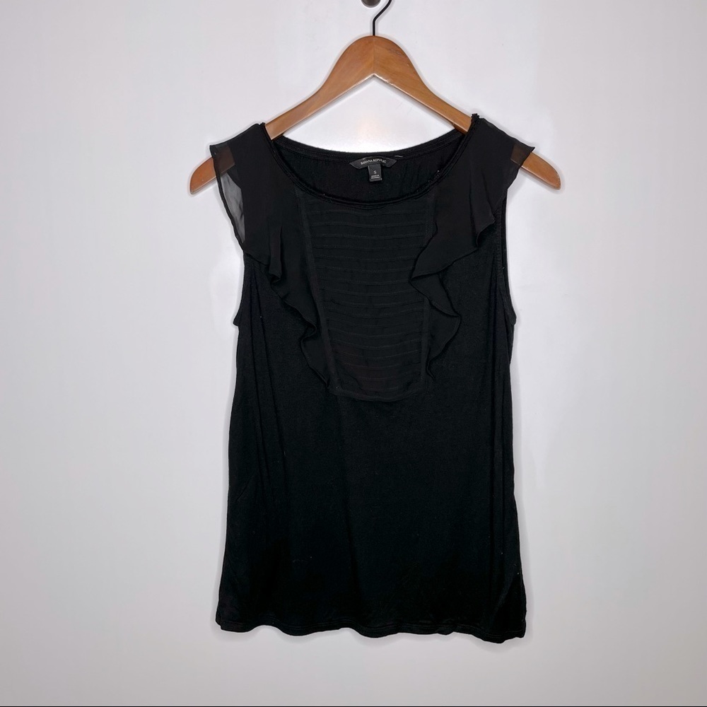 Banana Republic Ruffle Sleeve Tank Top Small‎